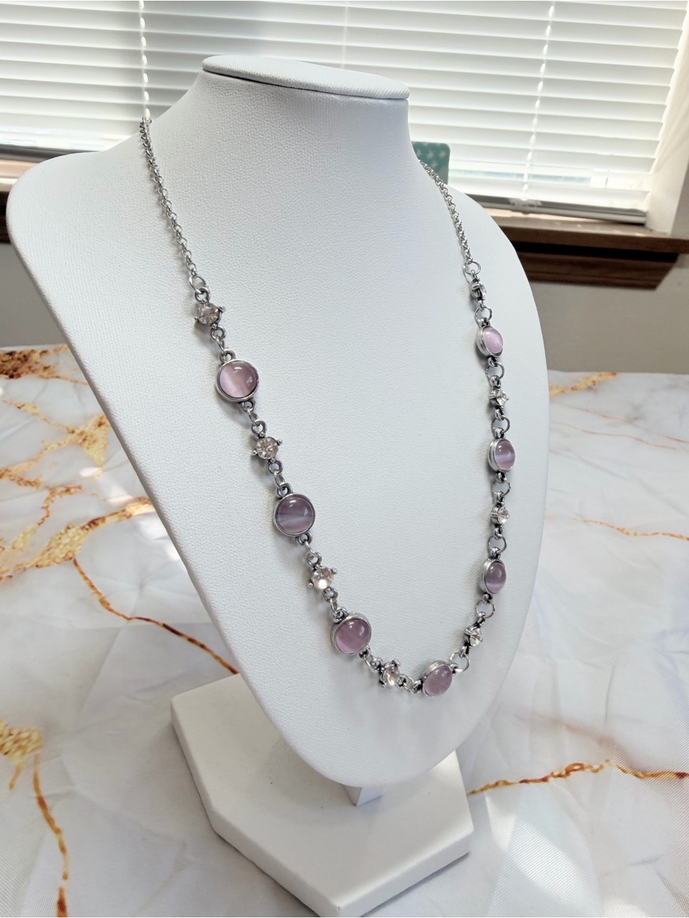 Inner Illumination Necklace and Earring set NWT